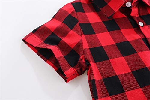 Image of Mud Kingdom Little Boys Dress Shirts Short Sleeve Cute Summer