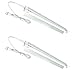 2-Pack T5 HO Grow Light - 1 Bulb Light System - Fluorescent Hydroponic Indoor Fixture Bloom Veg Daisy Chain with Bulbs (2 Foot & w/ Reflector (DL8021R 2pack), Cool White | Vegetative)