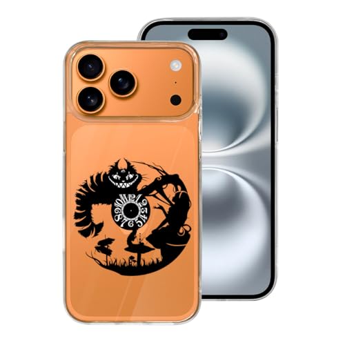 iPhone17ProMax�p�P�[�X �N���A �s�v�c�̍��̃A���X �`�F�V���L �ϏՌ� �A�C�t�H��17Pro Max�p�J�o�[ �y���^ case ���C�����X�[�d�Ή� ����~�� �����h�~ TPU�o���p�[ ���� �X�}�z�P�[�X