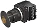 Siemens 52BP2D9A Heavy Duty Illuminated Push-Pull Unit, 30mm, Amber, 1-3/4" Metal Mushroom Head, 2 Position Maintained, 1NO+1NC Contact, 24V AC/DC Full Voltage, Incandescent Bulb, BlackMax