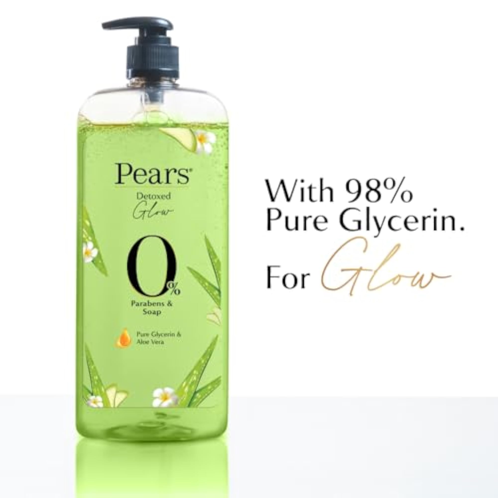 98% Pure Glycerin Detoxed Glow Body Wash, 750ml