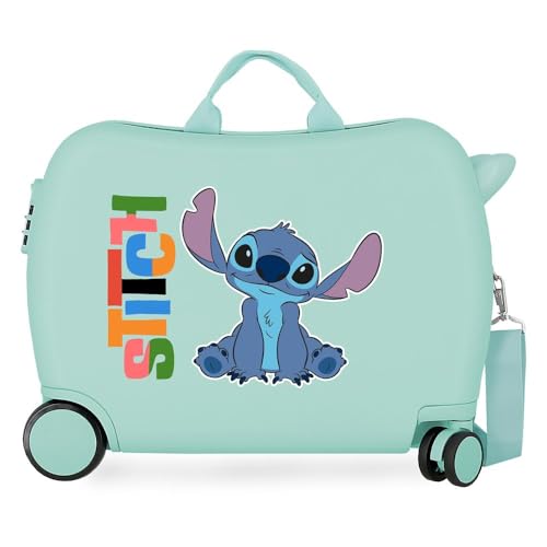 Disney Aloha Stitch Valigia per bambini blu 50 x 38 x 20 cm Rigido 2,1 kg Chiusura a combinazione laterale ABS 2,1 kg 34 L Bagaglio a mano, blu, Taglia unica, Valigia per bambini