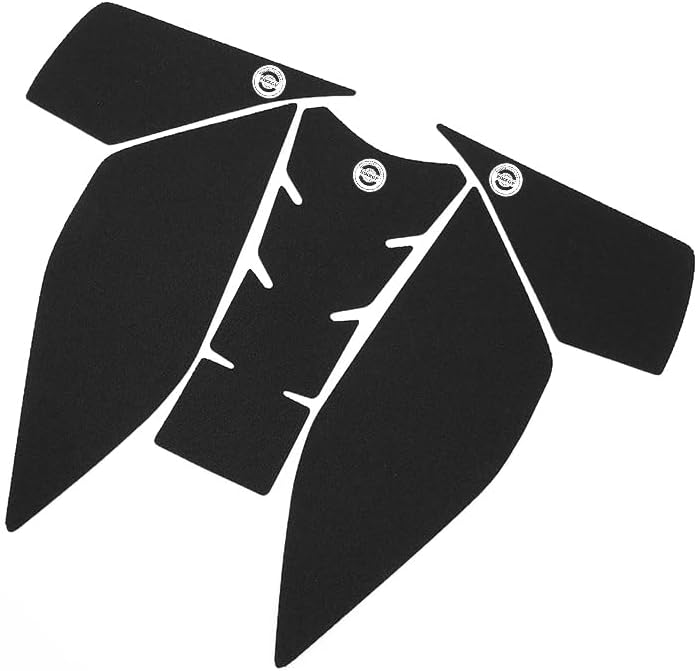Motorcycle Tank Pad Kit, Gas Tank Side Sticker, Side Knee Grip Fuel Tank Protector Decal Fit for QJmotor SRK250RS