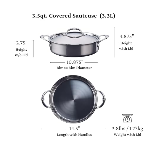 Hestan-NanoBond-Collection-Stainless-Steel-Titanium-Sauteuse-Induction-Cooktop-Compatible-35-Quart Hestan NanoBond Collection Stainless Steel Titanium Sauteuse Induction Cooktop Compatible 35 Quart