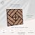 WoveN SounD Acoustic Wall Panels, Teak, 16 Pack, 12x12 in