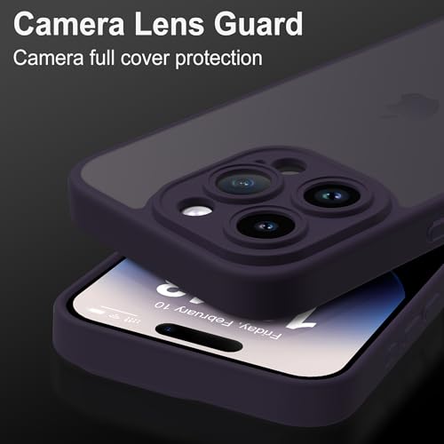 Mootobo for iPhone 14 Pro Case 6.1-Inch, Matte Shockproof Bumper Phone Cover - Image 2