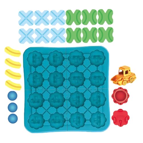 Pista de coches infantil con rompecabezas de plástico resistente para niños