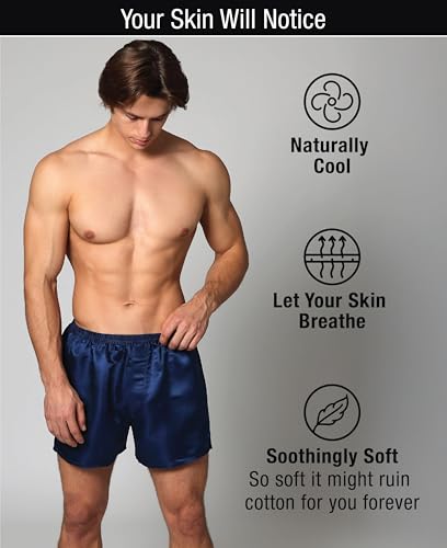 Luxury Artisan Silk Boxers For Men, 27 Momme, Machine Washable4