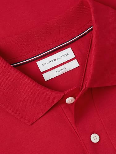Image of Tommy Hilfiger Mens Short Sleeve Casual Polo Shirts in Regular Fit with Liquid Cotton