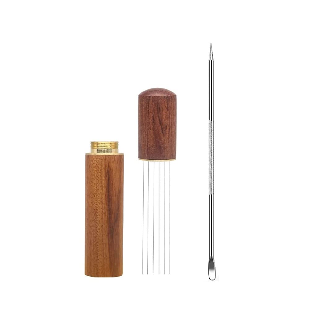 CTRLZS Espresso Distribution Stirrer Tool 6 Needles Espresso Coffee Stirrer Espresso Needle