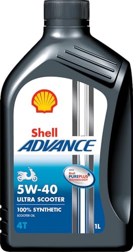 SHELL Motoröl 5W-40 Advance Vollsynthetiköl Motor Öl API SM Ultra Scooter 1L