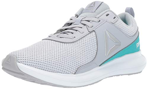Reebok Women's DRIFTIUM Running Shoe, Cold Grey/Solid Teal/Porcelain White, 9 M US