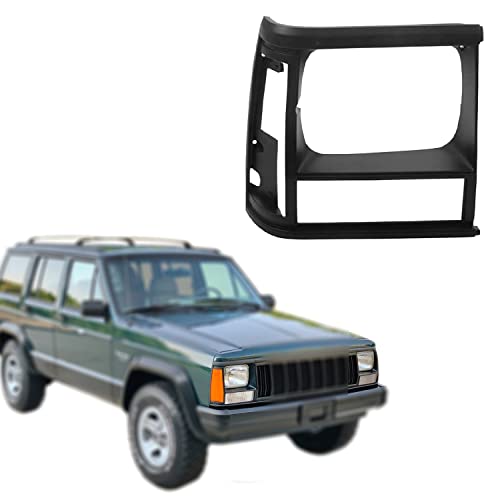 Carpartsdepot Replacement Head Lamp Door Front Right Passenger Side Compatible For 1991-1996 Jeep Cherokee Comamche Fits 5Bl62Kw7 Ch2513124 #TOP11