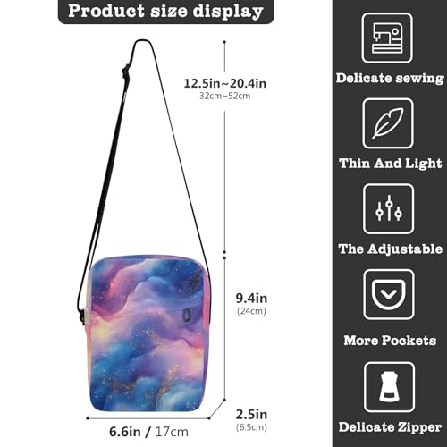 messenger bags for women shoulder bag men Everyday Purses Adjustable Strap for Travel Travel- Pink Royal Blue3