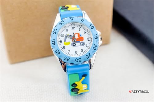 Kids Cartoon Watch, Unisex - 3-10 Years 3D Cartoon Japanese Quartz Silicone Strap, Boys & Girls Gift Watch4