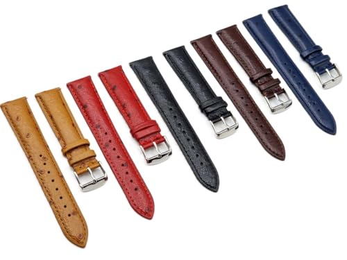Bracelet montre autruche ONE MORE STRAP à libération rapide 19mm - 7