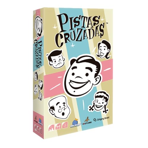 Maldito Games - Pistas cruzadas – jogo de tabuleiro de palavras e associação para familiares e amigos, 2-6 jogadores, 7 anos a partir de jogadores, jogos de 5 a 10 minutos, criatividade e estratégia