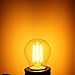 CTKcom G45 4W E14 Base Candelabra LED Bulbs Dimmable(4 Pack)-Vintage Edison LED Bulb 40W Equivalent 2700K Warm White Lamp for Home,Pendant Lights,Sconces,Antique Light Fixtures 110V~130V AC