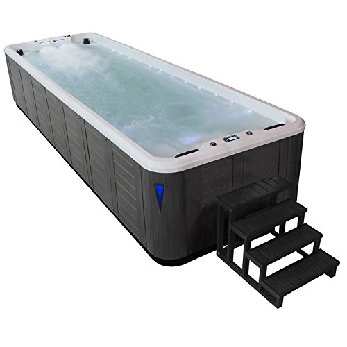 Preisvergleich Produktbild EO-SPA Swim-SPA IN-S07B extreme SilverMarble 700x220 grau