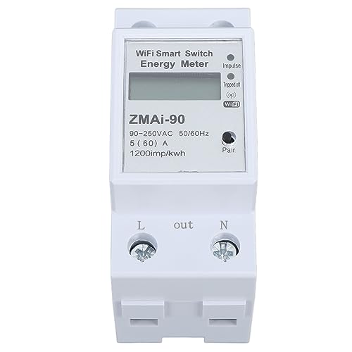 Wifi Energy Meter Mobile Phone for App 230V Measuring Meter Cell Phone with for Transfer Switches