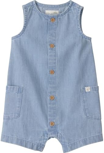 Little Planet by Carter's Neutral Jumpsuit made with Organic Cotton, Blue, NB