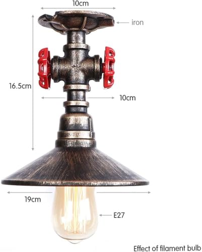 Plafonnier industriel Steampunk pour sublimer un plafond bas sans perdre d'espace