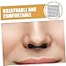 BEBEMOKO 100pcs Invisible Nasal Filters for Smell - Nose Dust for Spray Tanning Makeup Nose for