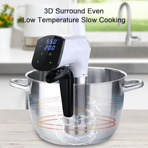 Cuiseur de précision sous vide 1800W thermoplongeur numérique blanc - 5