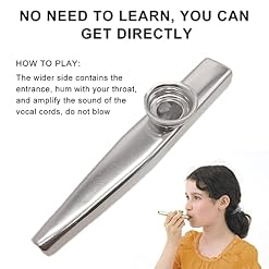 Kazoo, Kazoo Instrument, Cazou, Kazoo Enfant, Kazoo Métal, Kazoo pour Enfants Cadeau Accompagnement Instrumental, 2… - Les Beatles, Paul McCartney, John Lennon, RIngo Starr, George Harrison Kazoo, Kazoo Instrument, Cazou, Kazoo Enfant, Kazoo Métal, Kazoo pour Enfants Cadeau Accompagnement Instrumental, 2… – Image 3