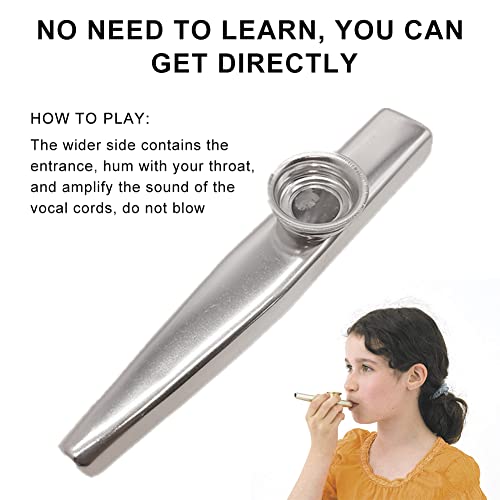 Kazoo, Kazoo Instrument, Cazou, Kazoo Enfant, Kazoo Métal, Kazoo pour Enfants Cadeau Accompagnement Instrumental, 2… - Les Beatles, Paul McCartney, John Lennon, RIngo Starr, George Harrison Kazoo, Kazoo Instrument, Cazou, Kazoo Enfant, Kazoo Métal, Kazoo pour Enfants Cadeau Accompagnement Instrumental, 2… – Image 4