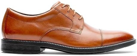 Rockport Men's Dressports Premium Cap Toe Oxford, Tan, 11.5 Wide | Image 3