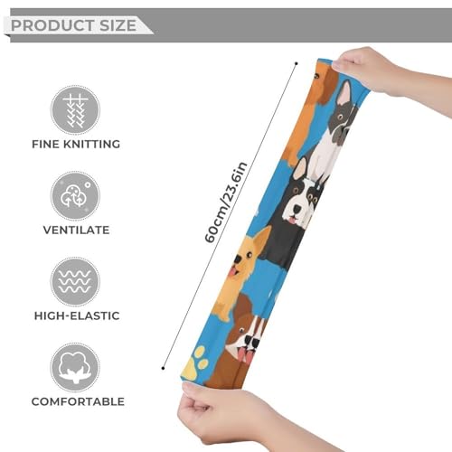 Women Girls Non Slide Athletic Socks for Work, Football, Trekking3