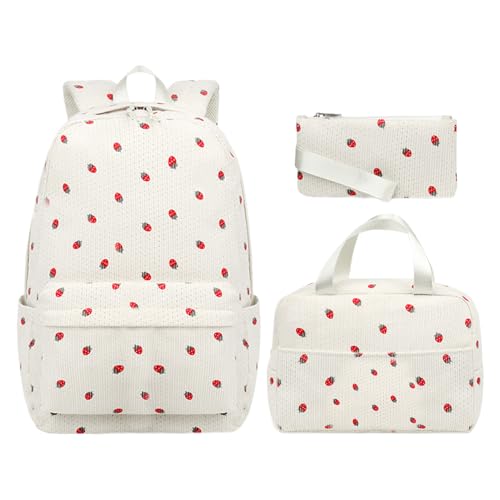 Mochila para niños, juego de mochila de , estuche para lápices, lonchera para deportes, universidad, viajes, vacaciones, actividades al aire libre, senderismo, camping, excursiones de un día, c