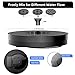 ALUKIKI Solar Powered Fountain 4W Bird Bath Fountains Pump Upgraded Glass Panel Fountains with Color LED Lights 7 Nozzles & 4 Fixers for Garden Small Pond Outdoor Swimming Pool Fish Tank