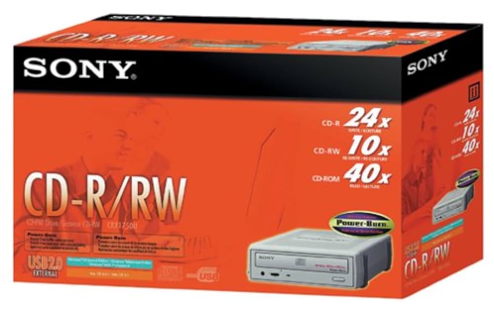 SONY CRX175M CDR/RW ドライブ IDE Sony 24x External CD-RW Drive ( CRX1750U/A2 ) : Amazon.in