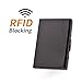 EASTNIGHTS Credit Card Holder Stainless Steel Credit Card Case Metal ID Card Holder RFID Wallets Business Card Holder for Women or Men