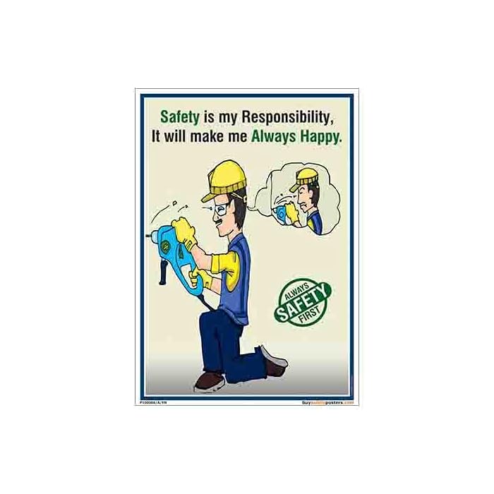 Buy Respect Safety Poster In English PVC Flex (3