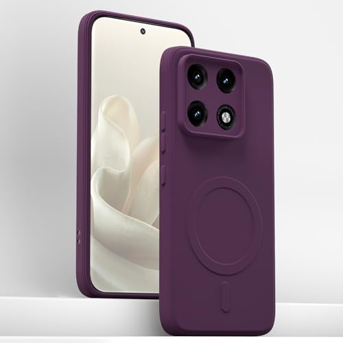 Image of Pikkme Back Cover for Motorola Moto Edge 70 Pro 5G Soft Matte Silicone Mag-Safe Design (Mag-Safe Not Support) Camera Protection | Slim Fit Bumper Cover (Purple)