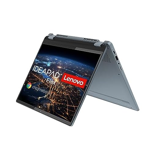 Lenovo Chromebook IdeaPad Flex 5i Convertible | 14" Full HD Touch Display | Intel Core i3-1215U | 8GB RAM | 128GB SSD | Intel UHD Grafik | Chrome OS | QWERTZ | blau | 3 Monate Premium Care