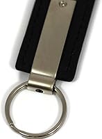 Vista 3 de Llavero de piel negro para Dodge RAM.