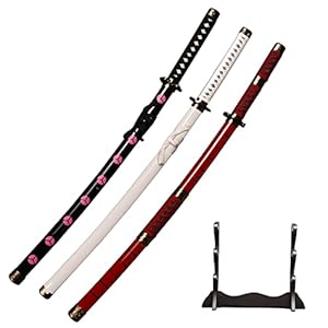 Actasitems Japanisches Zoro Holzschwert Katana Kitetsu