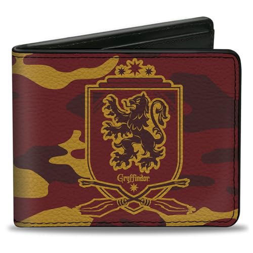 Buckle-Down Men's Bifold Wallet Harry Potter, 4.0