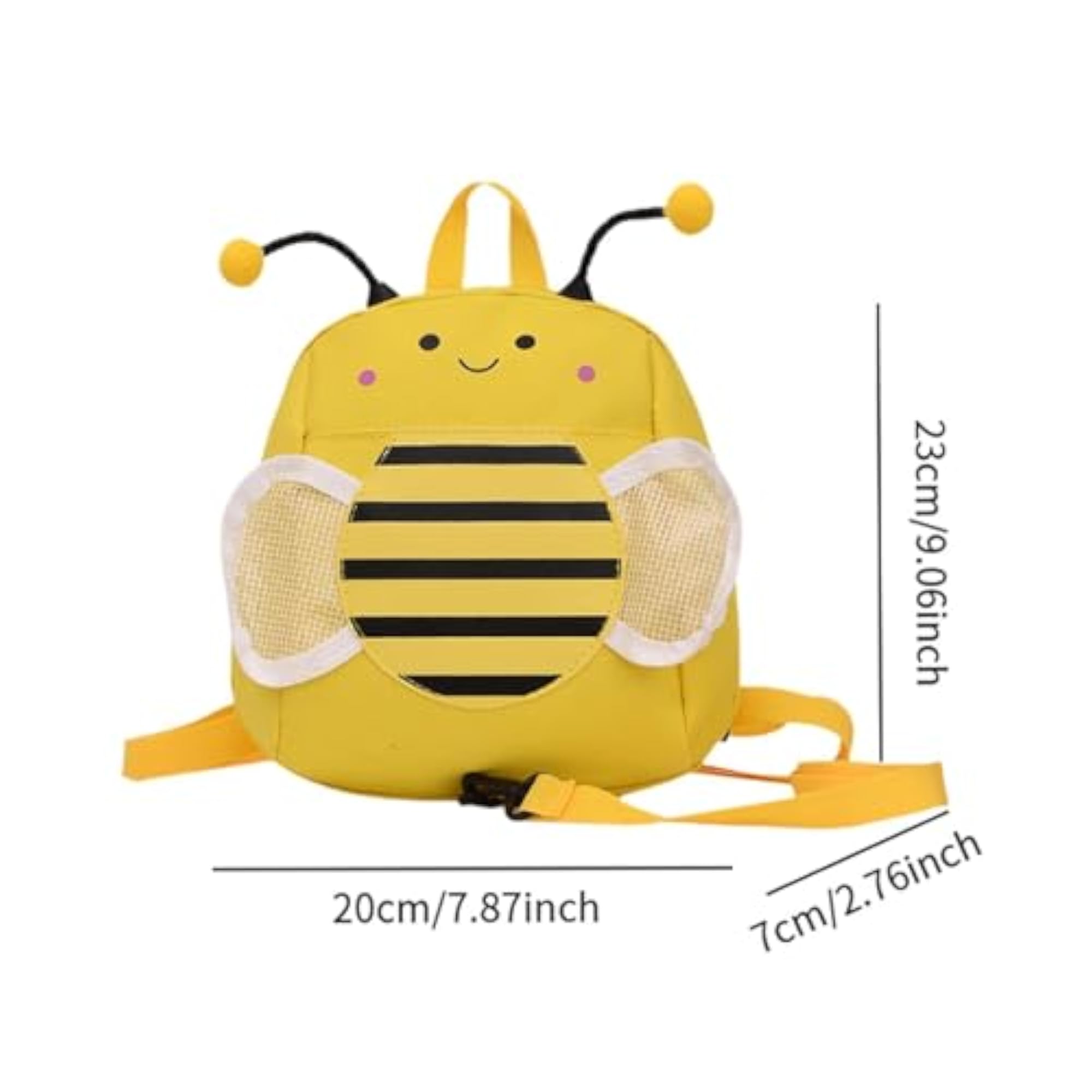 LR Decor E-Shop Kids Bee Backpack, Travel Daypack