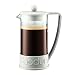 Bodum Brazil French Press Coffee Maker, 1-Liter, 34-Ounce, Off-White, 8-Cup