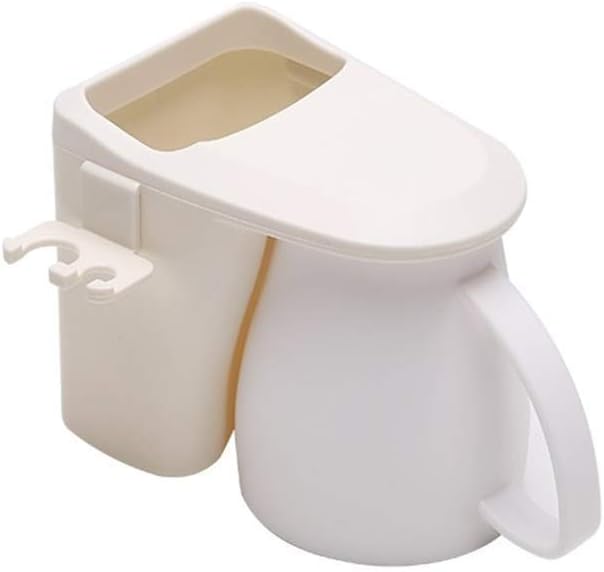 Toothbrush Holder - Multi-Functional Wall-Mounted and Toothpaste Storage Set with Dustproof Cover(E)