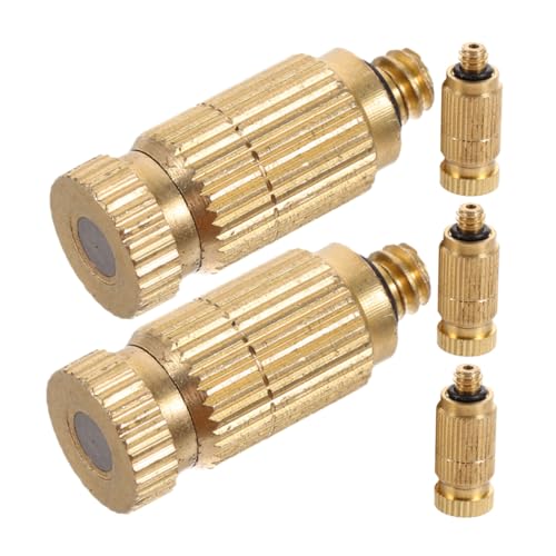 Parliky Versatile Misting Nozzles 5pcs High-Pressure Nozzles for Sprinkler Heads Easy Install for Dust Removal Humidificati
