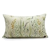 BBiggood Summer Throw Pillow Covers 12x20 Inch Lumbar Pillow Cover, Decorative Pillows for Bed Sprin
