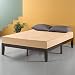 Zinus Mark 14 Inch Wood Platform Bed / No Box Spring Needed / Wood Slat Support / Dark Brown, Queen