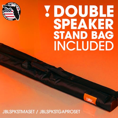 JBL Bags Standard Speaker Stand Set with Adjustable Height and Dual Diameter Pole, Includes (2) Speaker Stands and Carry Bag (JBLSPKSTMASET) by JBL - Image 5