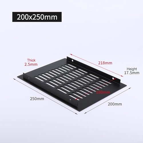 Grille d'aération rectangulaire anti-odeur pour meuble à chaussures et penderie fermée